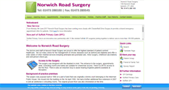 Desktop Screenshot of norwichroadsurgery.nhs.uk
